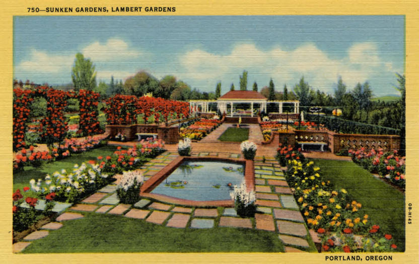 Historic Lambert Gardens in southeast Portland